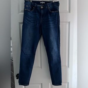 Dark blue, NWOT, stretch, size 28